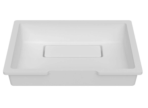  Solid Surface Wastafels Slant B827 - 38x28 cm